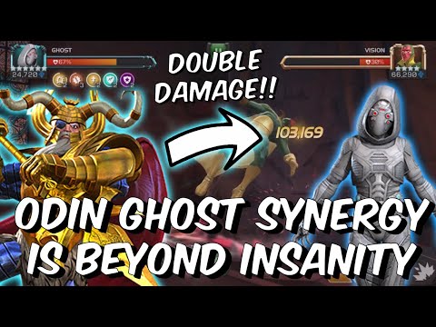 Odin Ghost Synergy is BEYOND INSANITY – DOUBLE DAMAGE ON THE GOD?!? – Marvel Contest of Champions