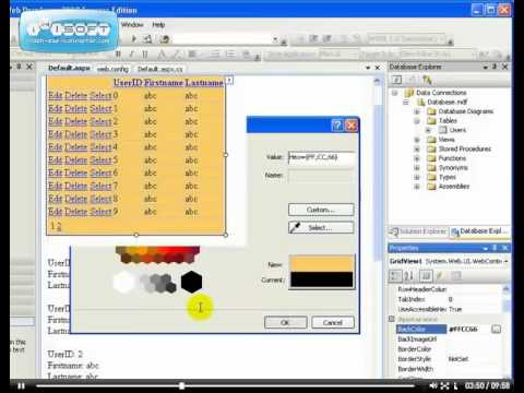 69 - ASP.NET: Tabular DataBound Controls Contd..
