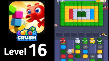 Color Crush level 16 Guide Walkthrough Solution