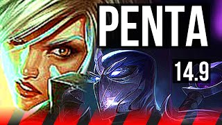 RIVEN vs SHEN (TOP) | Penta, 11 solo kills, 16/2/5, Legendary, 900+ games | EUW Diamond | 14.9