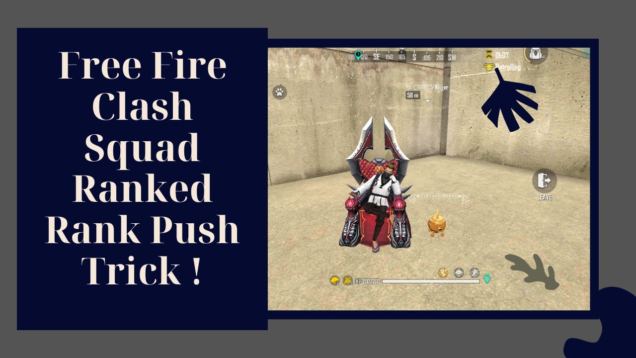 Free Fire Clash Squad Ranked Rank Push Trick | INFO SPOT - YouTube