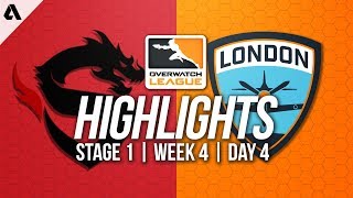London Spitfire vs Shanghai Dragons | Overwatch League Highlights OWL Stage 1 Week 4 Day 4