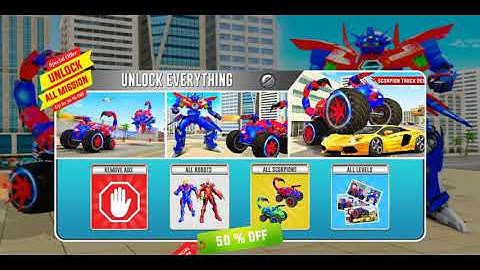 Scorpion Robot Monster Truck Transform Robot Games PK GAMER
