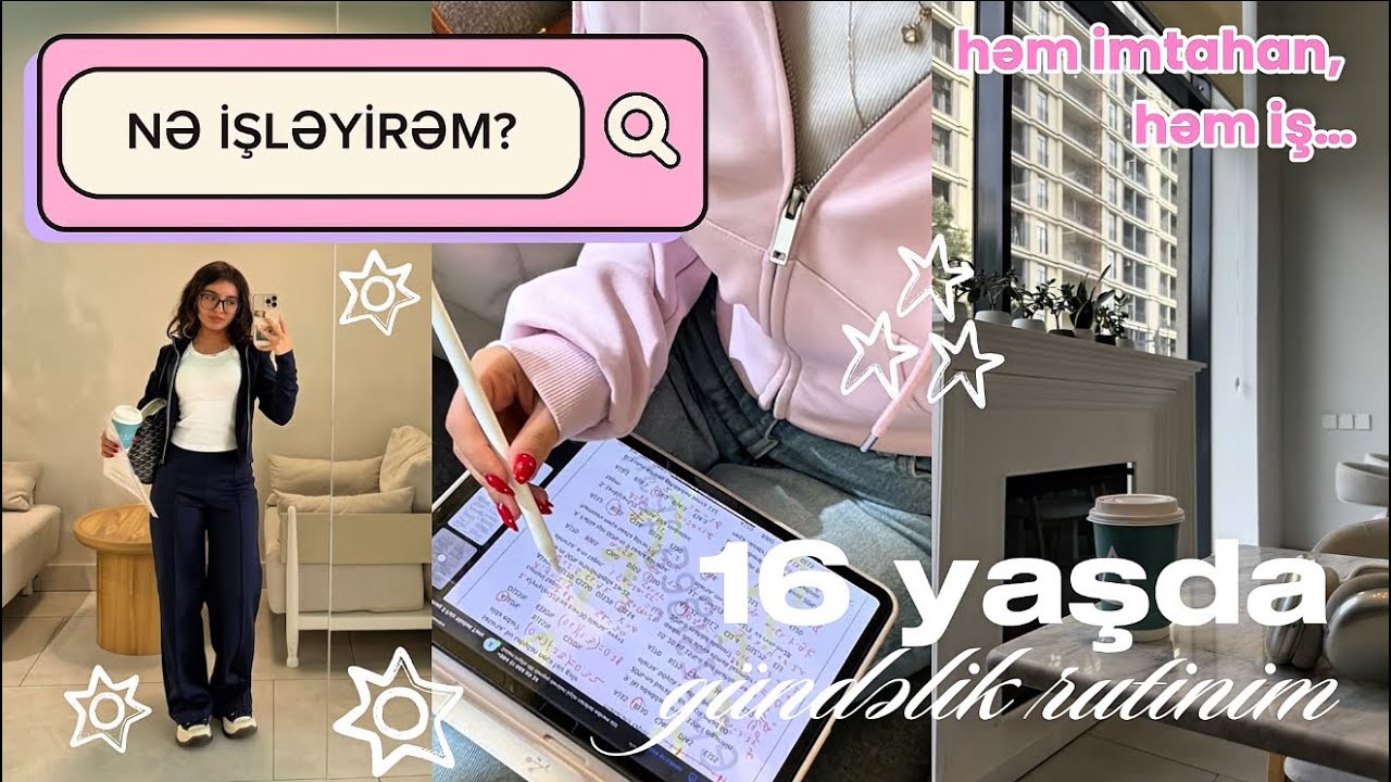 16 yaşda işləyən tibb abituriyenti olaraq həyatım: 2 gün