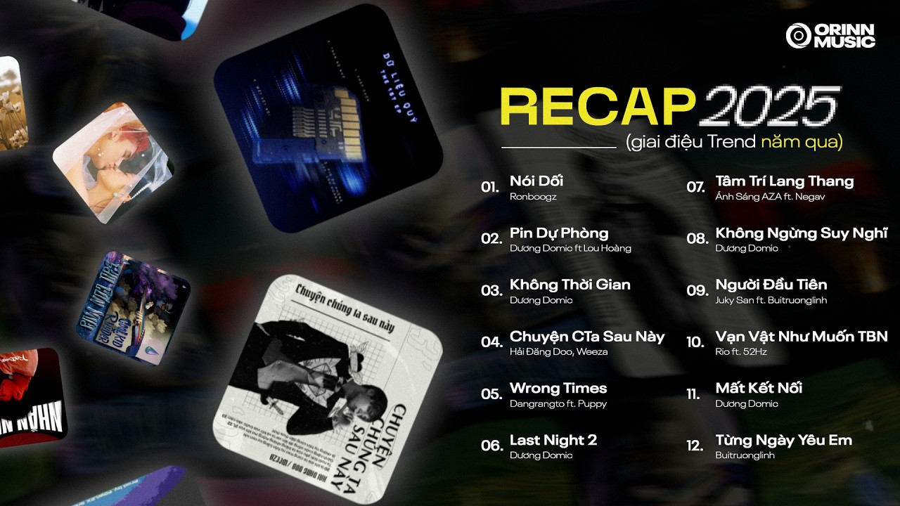 GIAI ĐIỆU 'RECAP 2025' #4 | Em không giỏi nói dối như em nghĩ đâu.. Nói Dối | Playlist Rap Melodic