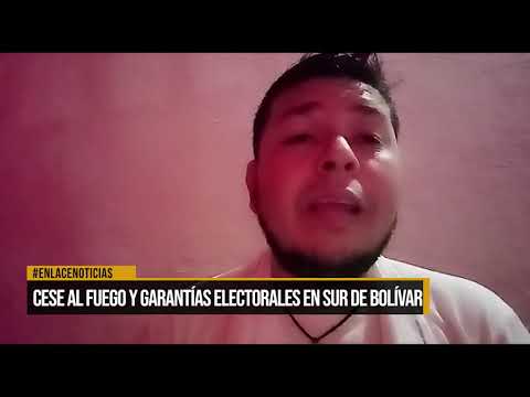 Llamado a cese al fuego en Sur de Bolívar