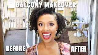 INTENSE BALCONY MAKEOVER | DRASTIC RESULTS!