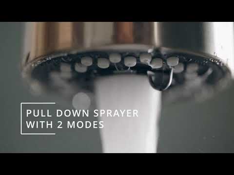 FORIOUS Kitchen Faucets with Pull Down Sprayer#homekitchen