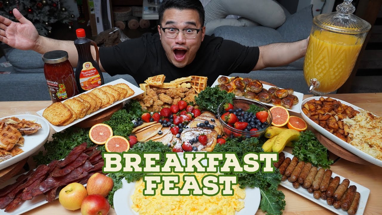 The Ultimate BREAKFAST FEAST. Recipe - YouTube