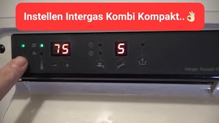 Hoe stel je een Intergas Kombi Kompakt Hre 36/30 cw5 cv-ketel in....