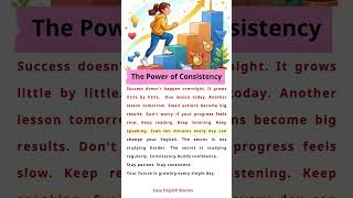 The Power of Consistency  #englishlistening #englishstories #englishspeaking #learnenglish