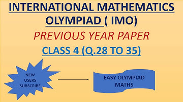 Solved IMO class 4   # part2 # previous year paper