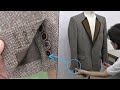 Tips and tricks for accurately sewing the functioning jacket sleeve buttons
