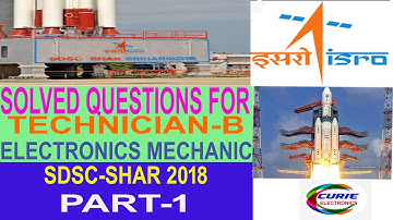 SDSC SHAR 2018 Technician-B  PART 1 Electronics
