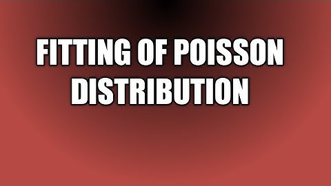 3 rd Sem BSc Complimentary statistics || Fitting of Poisson Distribution || Calicut University