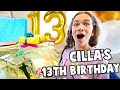 CILLA'S 13TH BIRTHDAY!! OPENING PRESENTS!! **PART 2** | JKREW