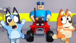 Bluey & Bingo Escape BIKER BARRY'S PRISON RUN!