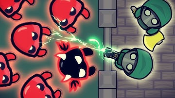 Devast.io - Huge base, sulfur axe and laser pistol! Hunting savages!