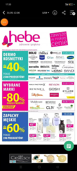 HEBE Gazetka Promocyjna ważna od 31.05-12.06.2024 #hebe #gazetka #zakupy #katalog #shorts