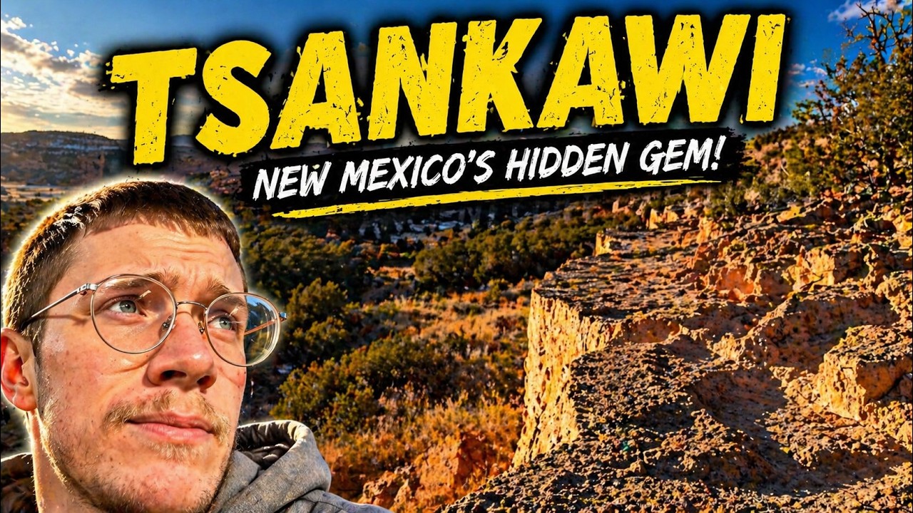 YouTube thumbnail for Bandelier Tsankawi | Trail & Camel Rock New Mexico