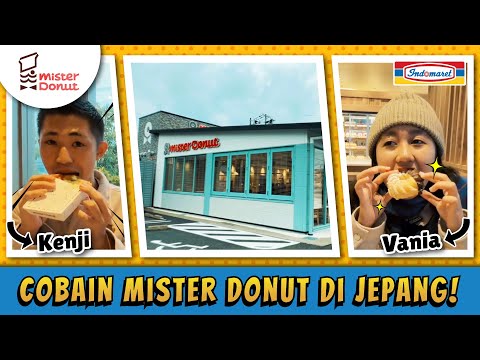 NYARI TAU No.1 Donut di Jepang, MISTER DONUT bareng Vania dan Kenji!