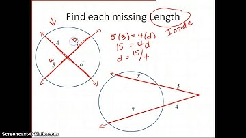 Finding Segments Lengths in Circles