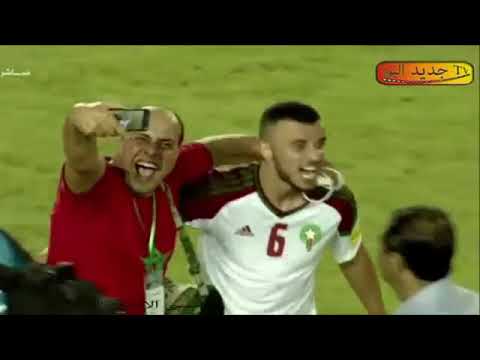 فيديو تأهل المنتخب المغربي مع أغنية أسماء المنور الجديدة 