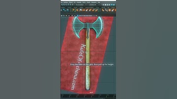 MAYA : DOUBLE SIDED AXE [DAY-38]#maya #modeling #simulation #3dartist #unreal