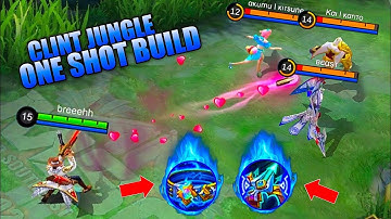 JUNGLE CLINT DAMAGE AND RANGE IS INSANE | HIGH RANK SOLOQ | MLBB