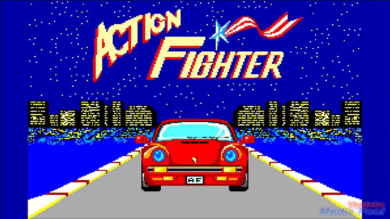 1986 Action Fighter (Sega Master System) Game Playthrough Retro