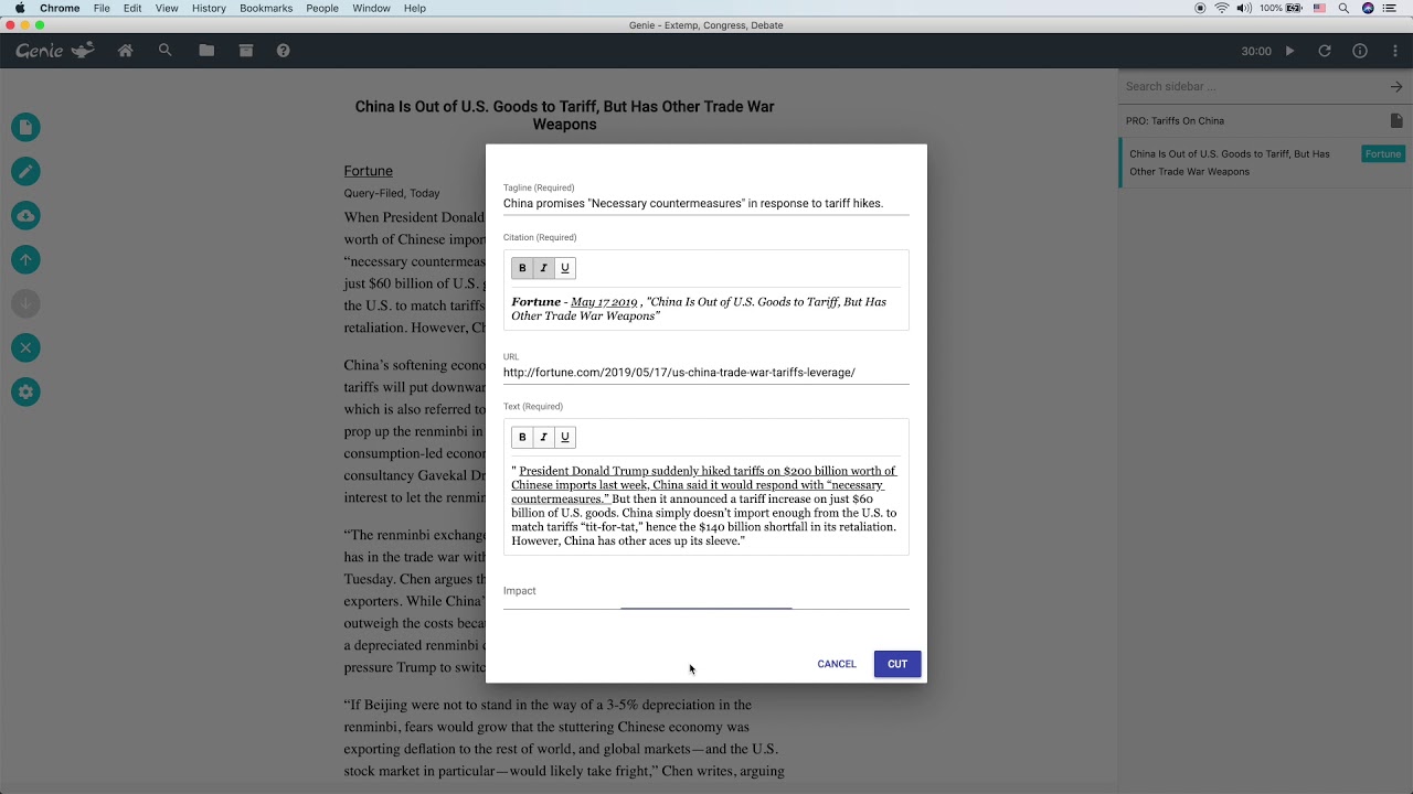 Evidence Cards, Genie V4 Tutorial - YouTube