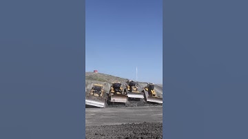 The Big Push (CAT DOZERS) #shorts