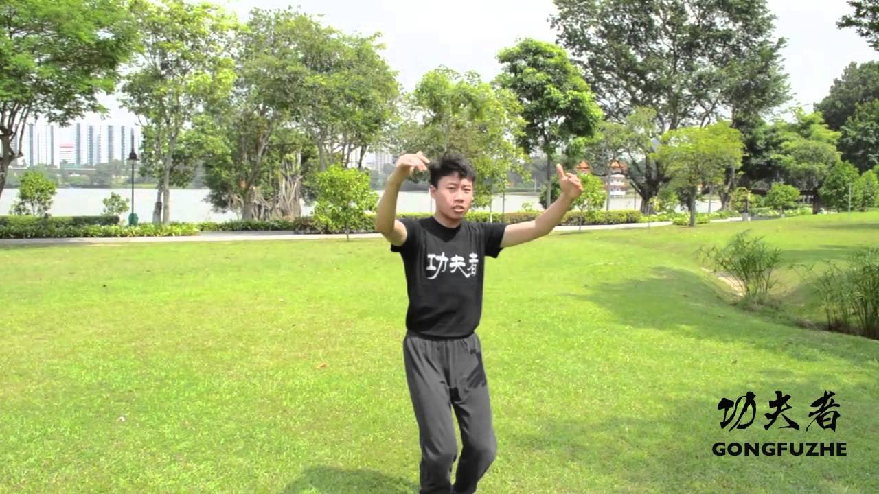 功夫者－原地后空翻教学