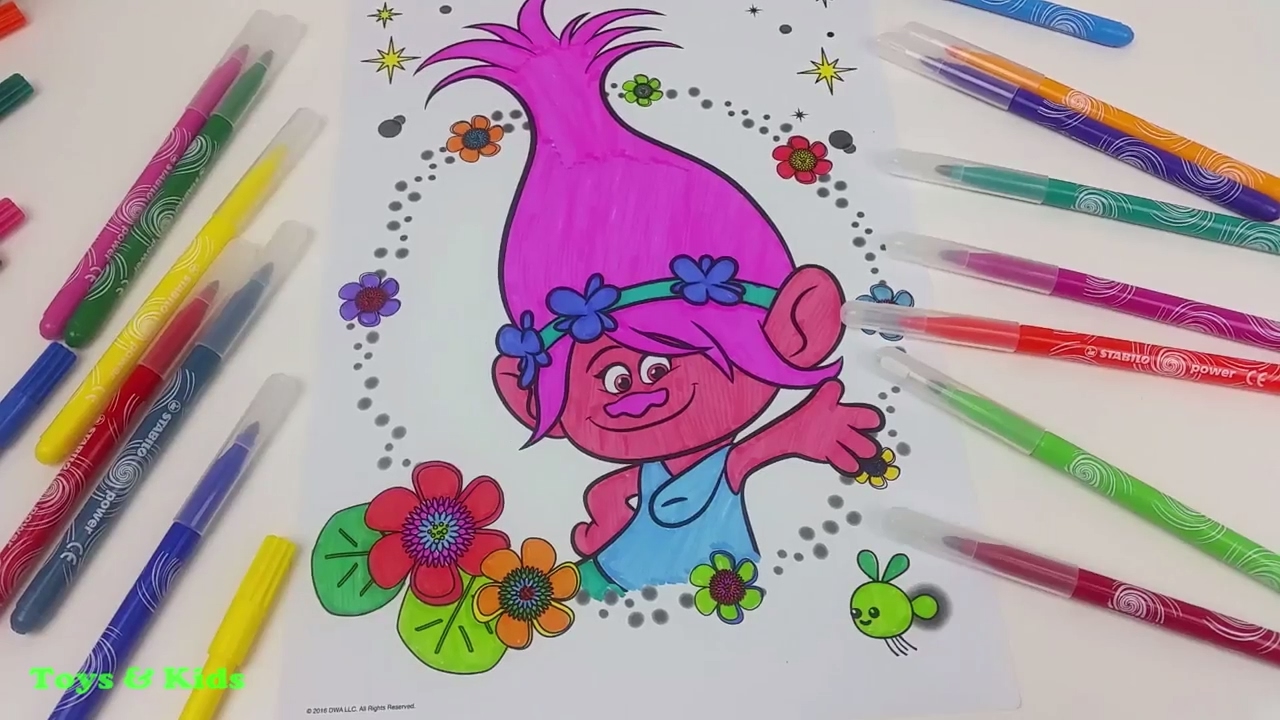 Trolls Coloring Trolls Coloring Book Coloring Trolls