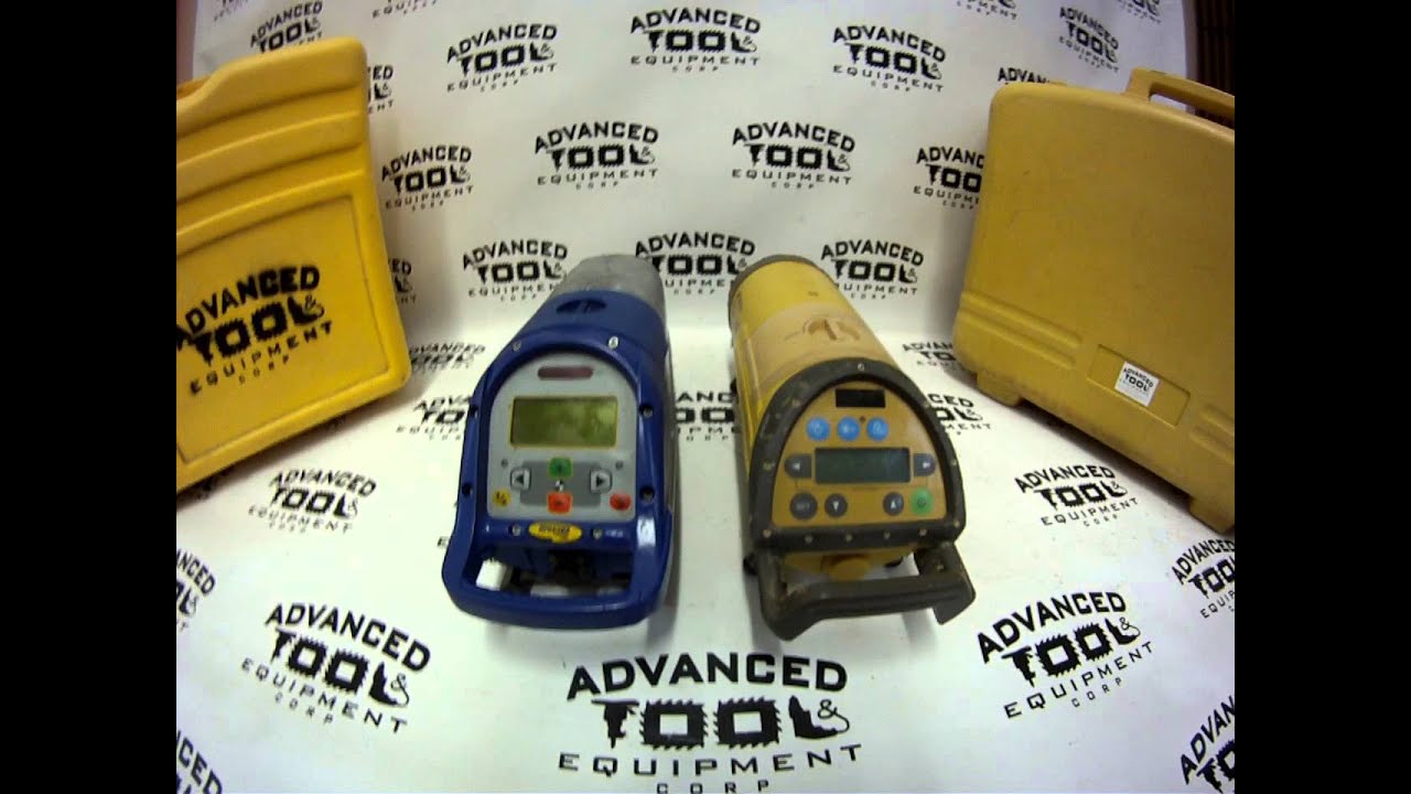 Trimble DG711 & Topcon TP-L4B Pipe Sewer Laser Side by Side Comparison