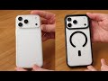 Aesthetic iPhone 17 Pro Max Silver Unboxing – Mous Case, Memumi Case & Qi2 Charger