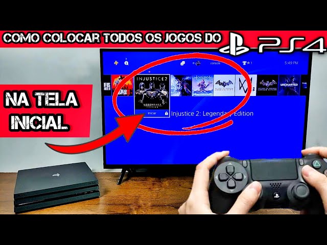 DICA: REVELE TODOS SEUS JOGOS E APPS NA TELA INICIAL DO PS4! – Blog  Joinville Games – A diversão de hoje é a nostalgia de amanhã