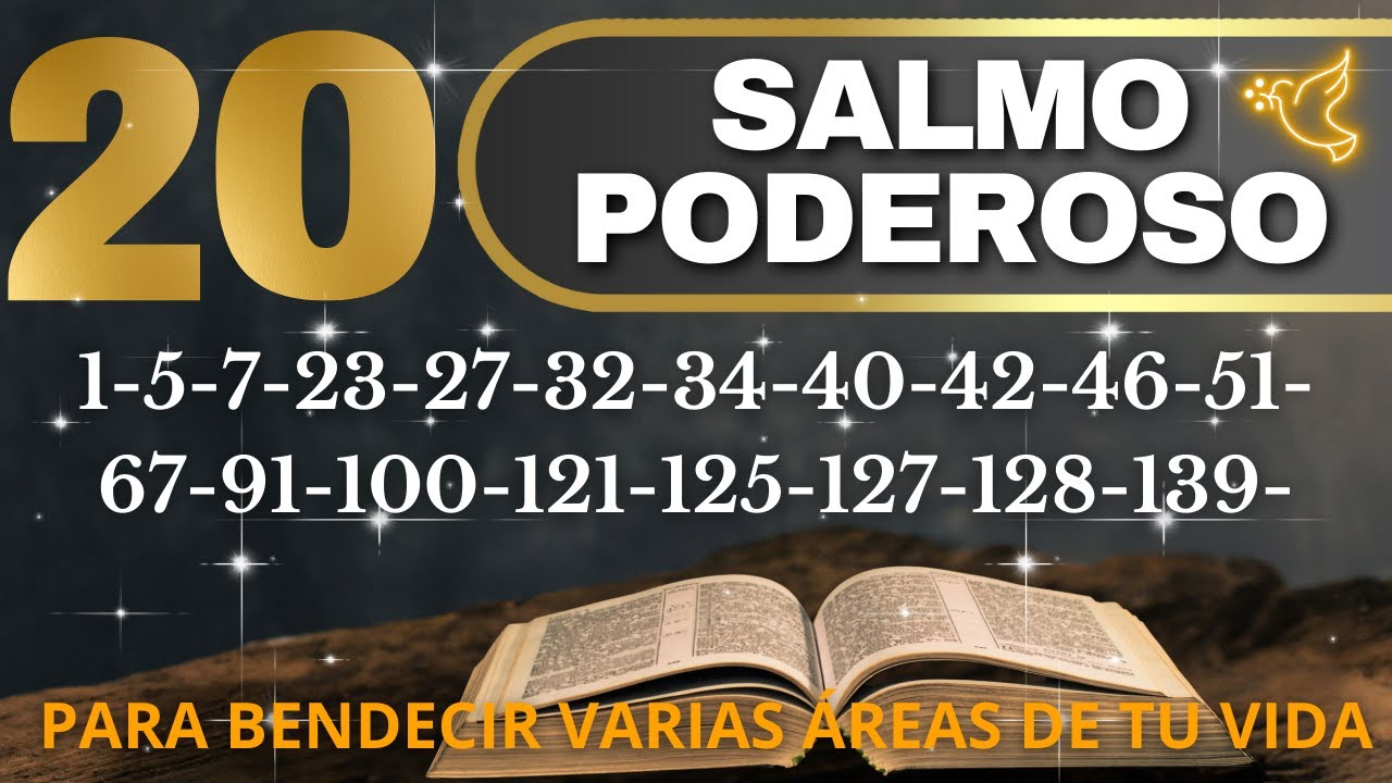 Los 20 Salmos más Poderosos Para bendecir várias áreas de tu vida. #oracion #palabradedios