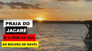 FOMOS NA PRAIA DO JACARE ASSISTIR AO POR DO SOL!