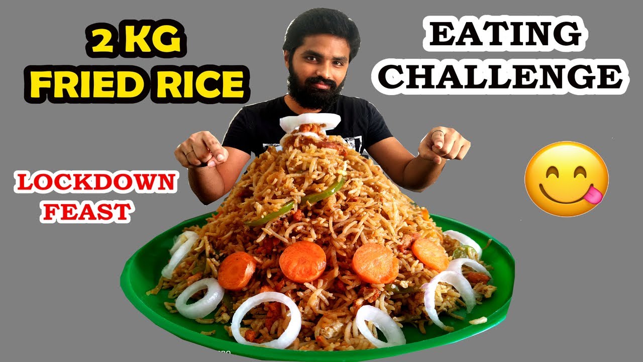 2KG CHICKEN FRIED RICE EATING CHALLENGE | Tamil Food Challenge