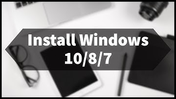 Install Windows 10/8/7 easily | Learn from scratch | AVtech