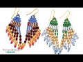 Rio Earrings - DIY Jewelry Making Tutorial by PotomacBeads