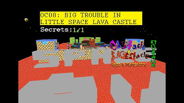MM8BDM - Obstacle Course - OC08: Big Trouble in Little Space Lava Castle