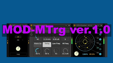 MOD-MTrg 1.0 Max for Live Ableton maxmsp