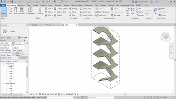 Autodesk Revit || How to use  Multistory Stairs In Revit