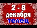 ТЕЛЕЦ  неделя с 2 по 8 декабря. Таро прогноз