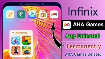 Aha Games Ko Delete Kaise Kare||How To Remove Aha Game App||Infinix Aha Game Ko Uninstall Kaise Kare