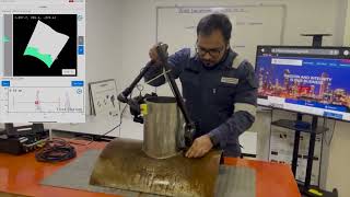 Scanning a Nozzle using Robotic Arm Scanner