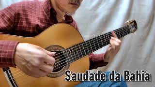 PDF Sample Chiba Kosei - Saudade da Bahia  - Fingerstyle Samba guitar tab & chords by Dorival Caymmi.