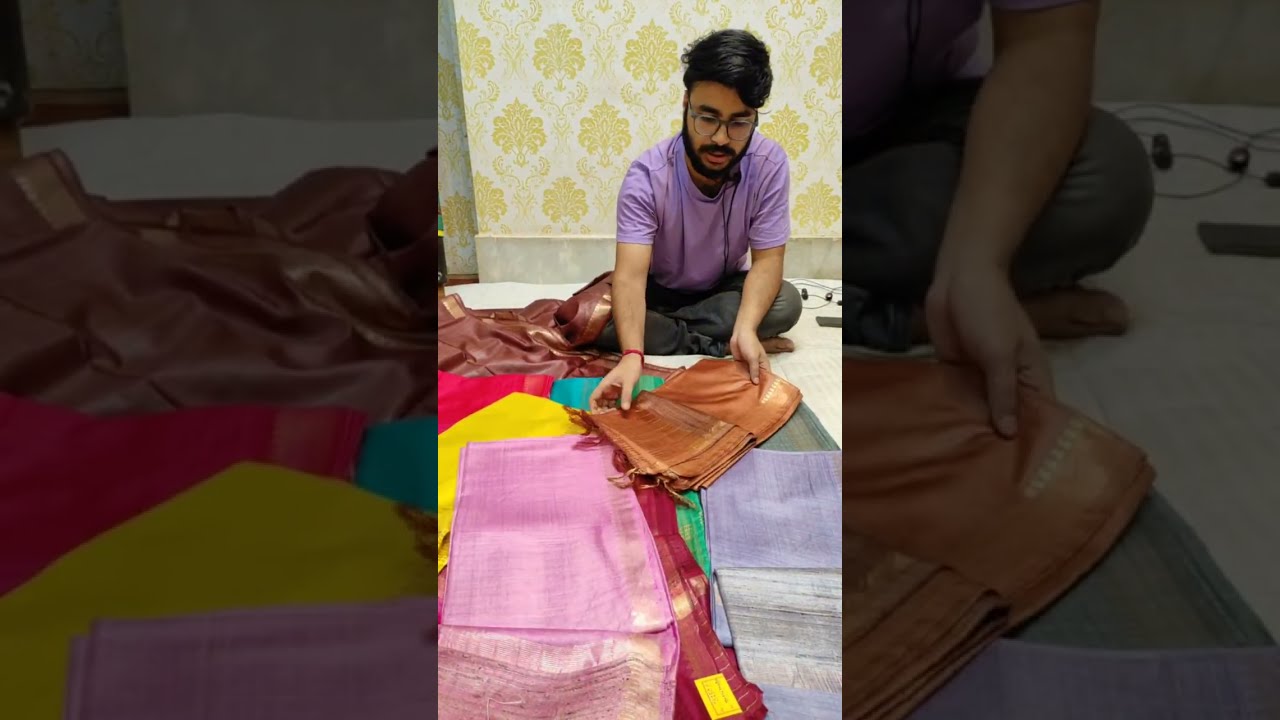 Muga Tussar & Madhubani Print/Booking No 8710030592